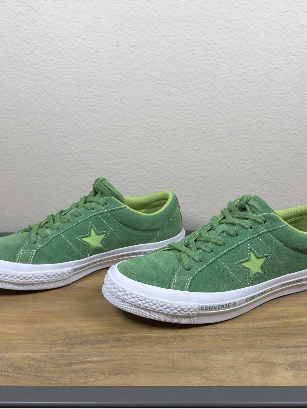 Converse One Star Low Suede Unisex Mint Green Size Men 8 Women 10 Shoes Sneakers - Picture 3 of 10